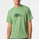 טישירט DRY FIT עם הדפס הרים - ירוק Helly Hansen