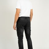 דגמ"ח ג'ינס סלים - שחור WECAMP