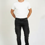 דגמ"ח ג'ינס סלים - שחור WECAMP