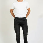 דגמ"ח ג'ינס סלים - שחור WECAMP