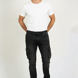 דגמ"ח ג'ינס סלים - שחור WECAMP