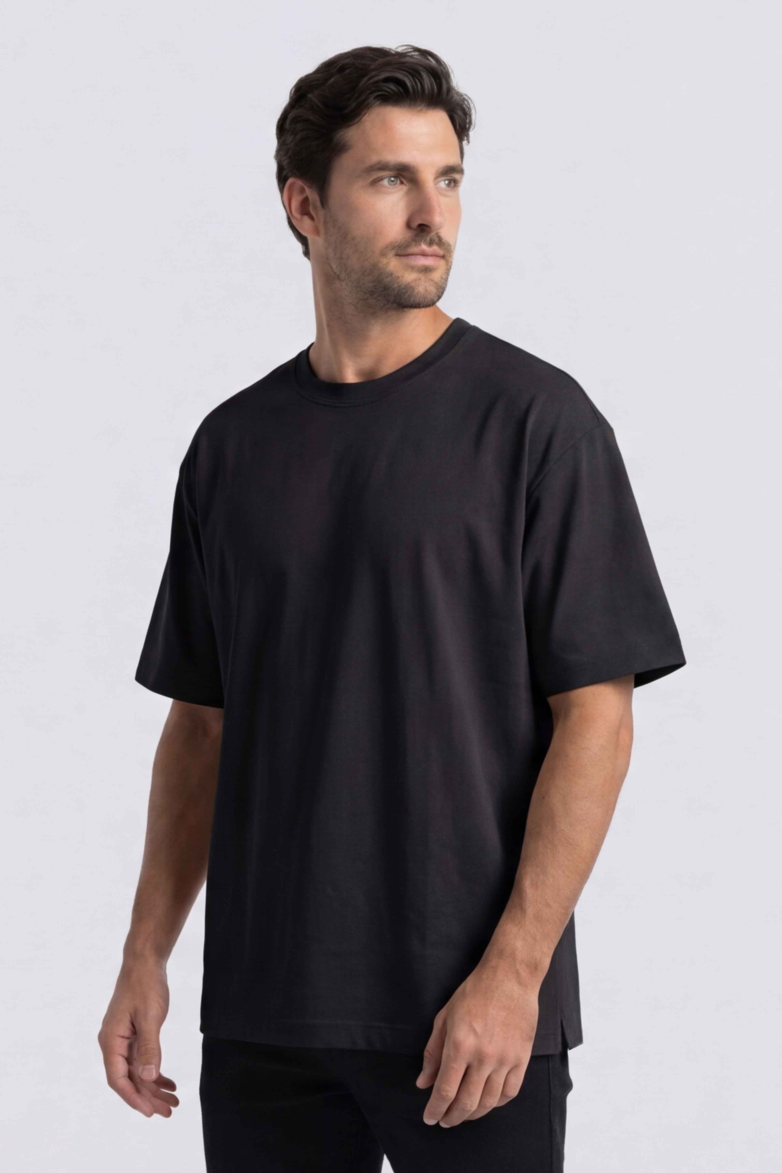 טישירט Oversize - שחור WECAMP