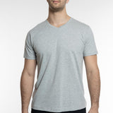 טישירט צווארון V - מלאנז' WORKER