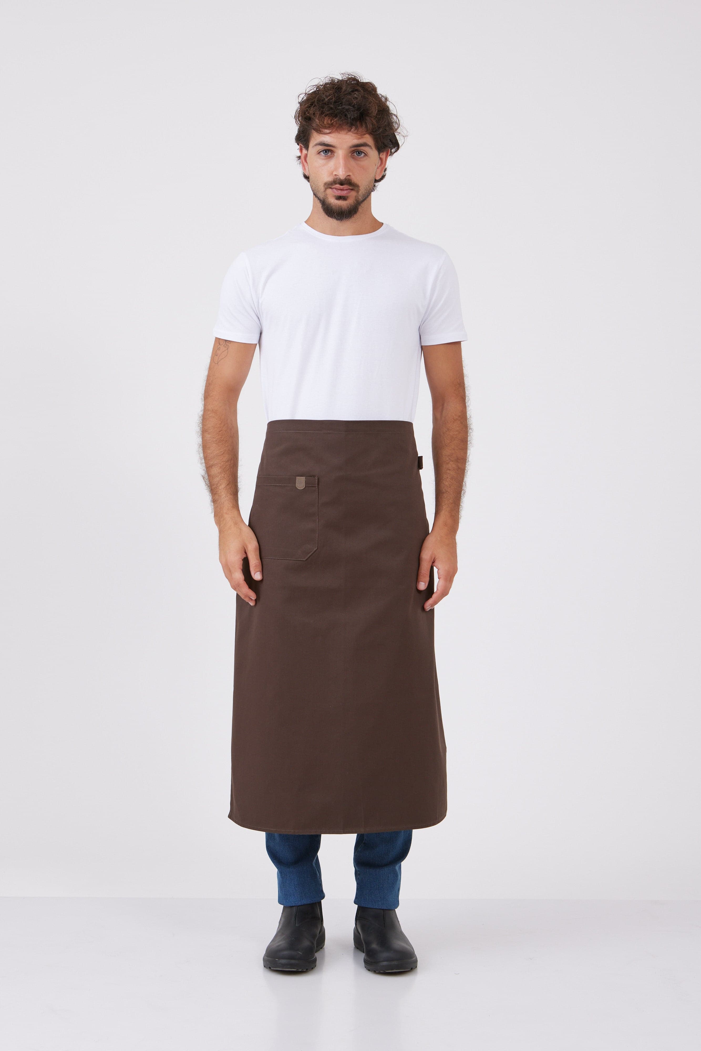 סינר צרפתי - חום WORKER