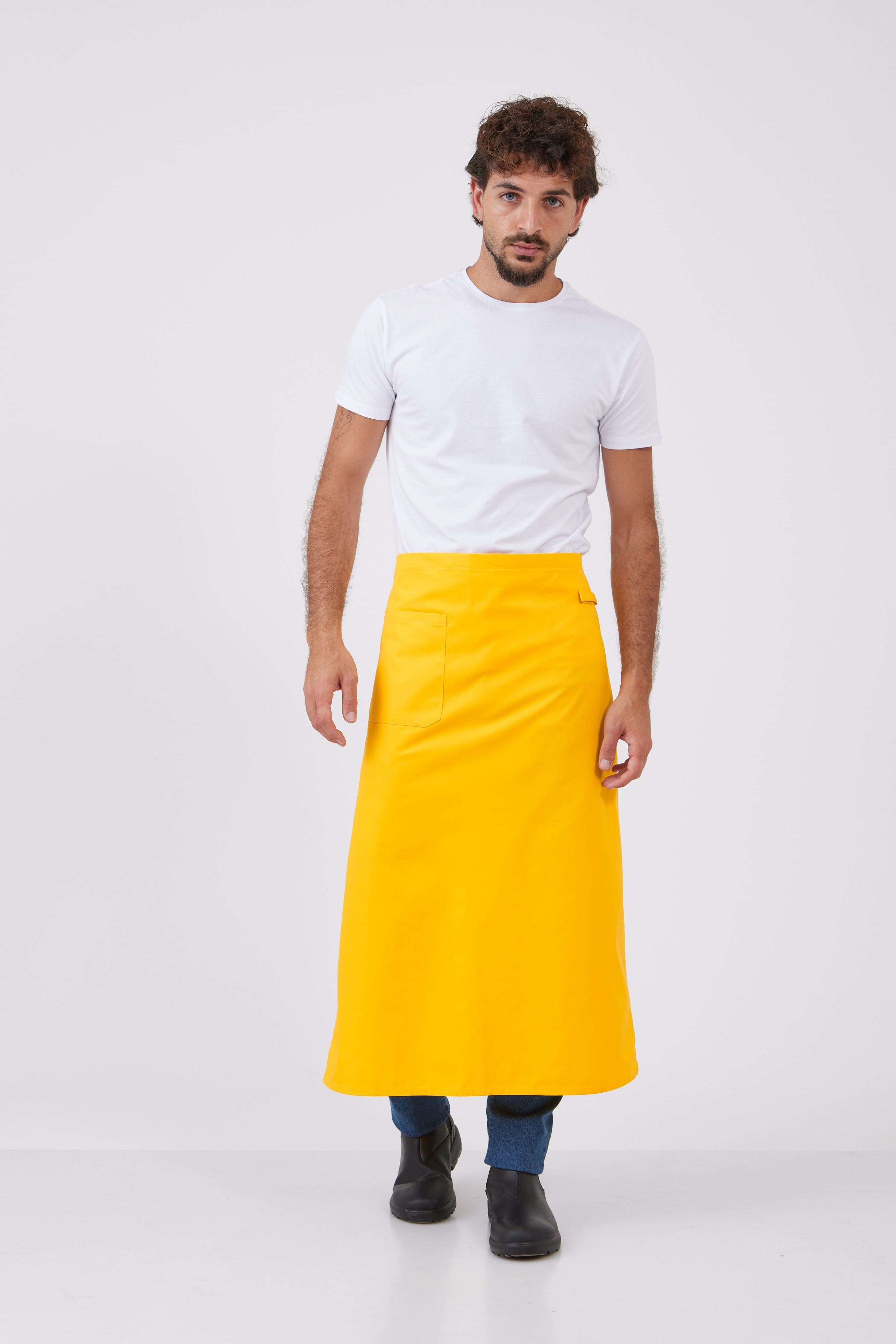 סינר צרפתי - צהוב WORKER