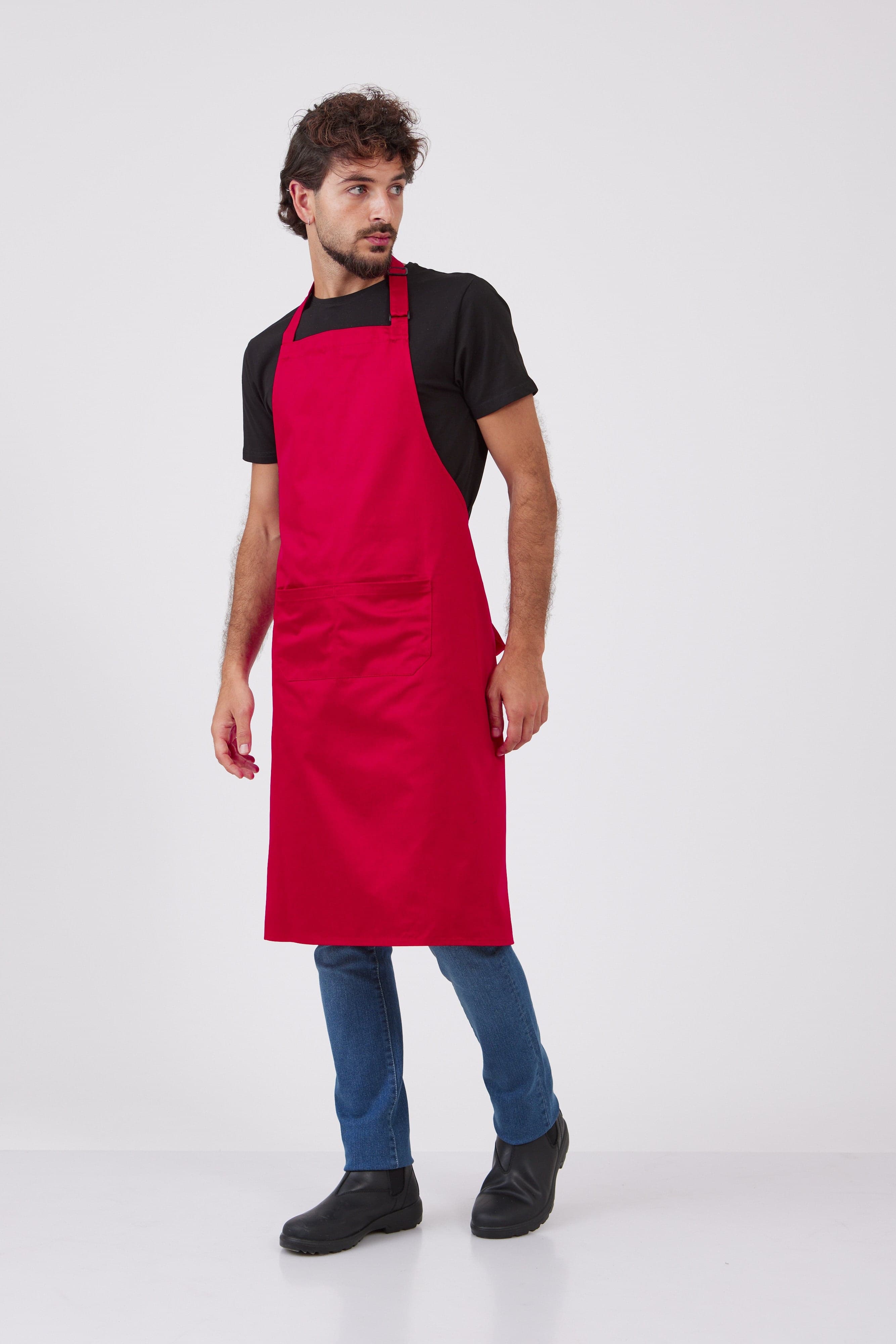 סינר שלם Five - אדום WORKER