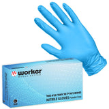 כפפות ניטריל חד פעמי רויאל - 100 יח' WORKER