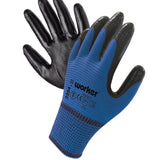 כפפה דגם ZEBRA - כחול כהה WORKER