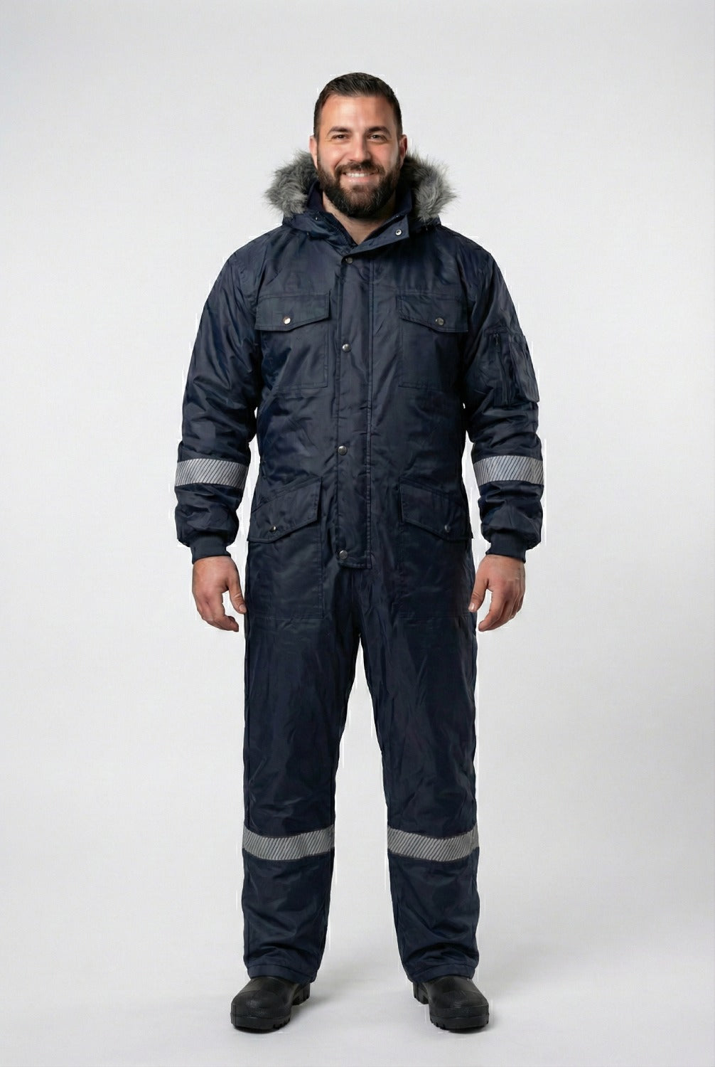 חרמונית ניילון עם פסים זוהרים WORKER