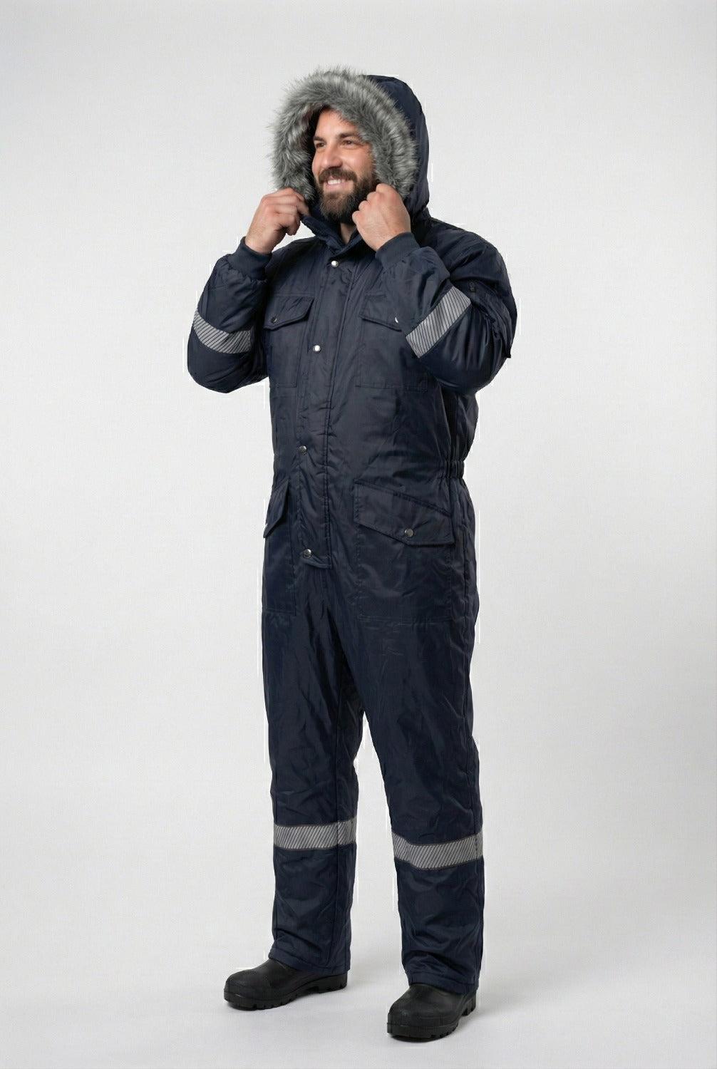 חרמונית ניילון עם פסים זוהרים WORKER