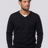 סריג אלגנט לגברים - שחור WORKER