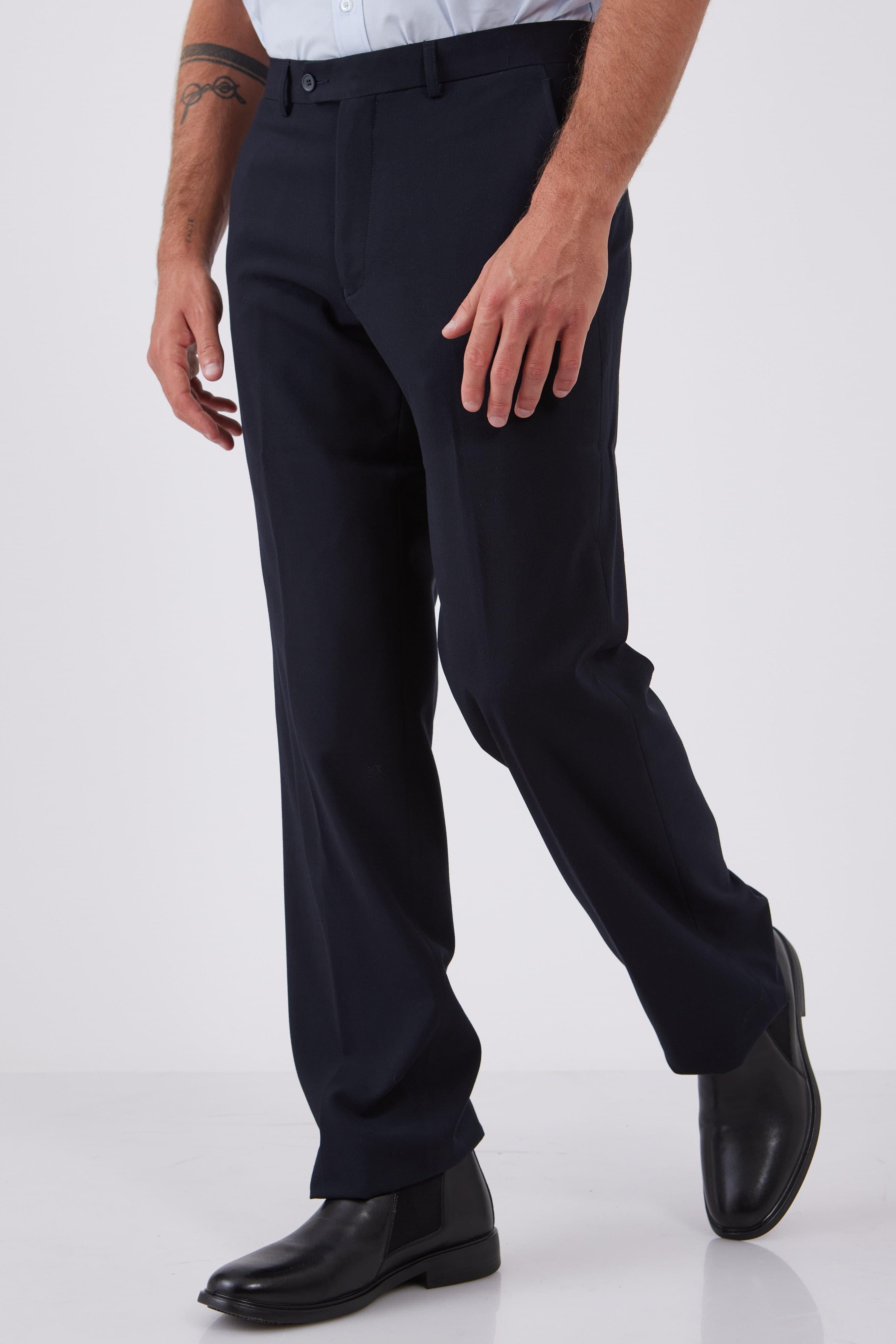 מכנסי אלגנט טרופיקל - כחול כהה WORKER