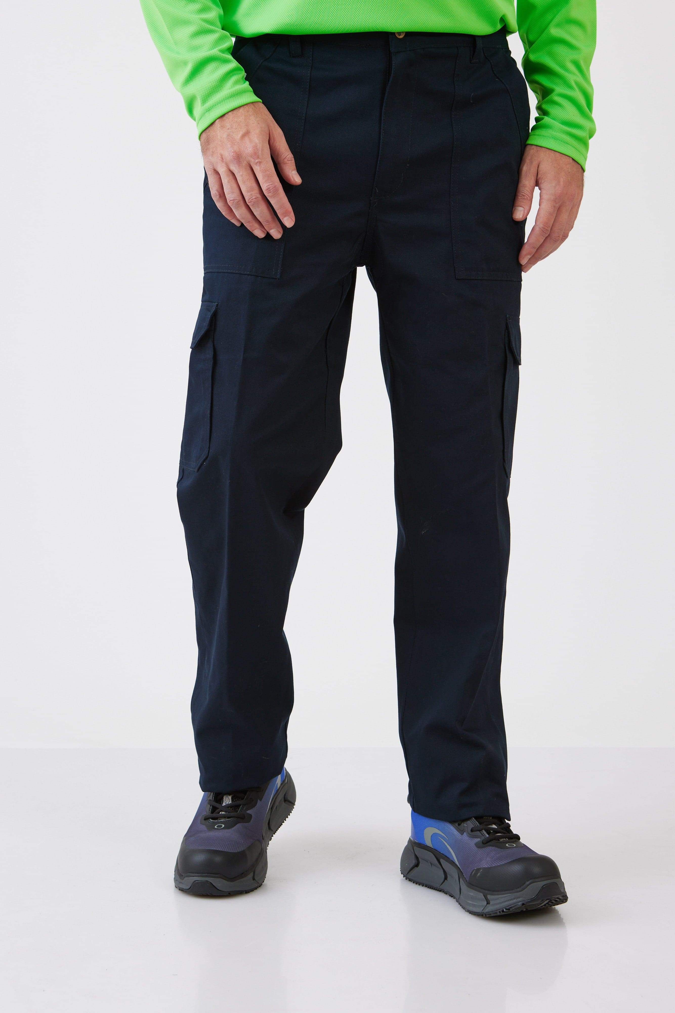 מכנסי דגמ"ח אינדיאני מידות גדולות במיוחד - כחול כהה WORKER