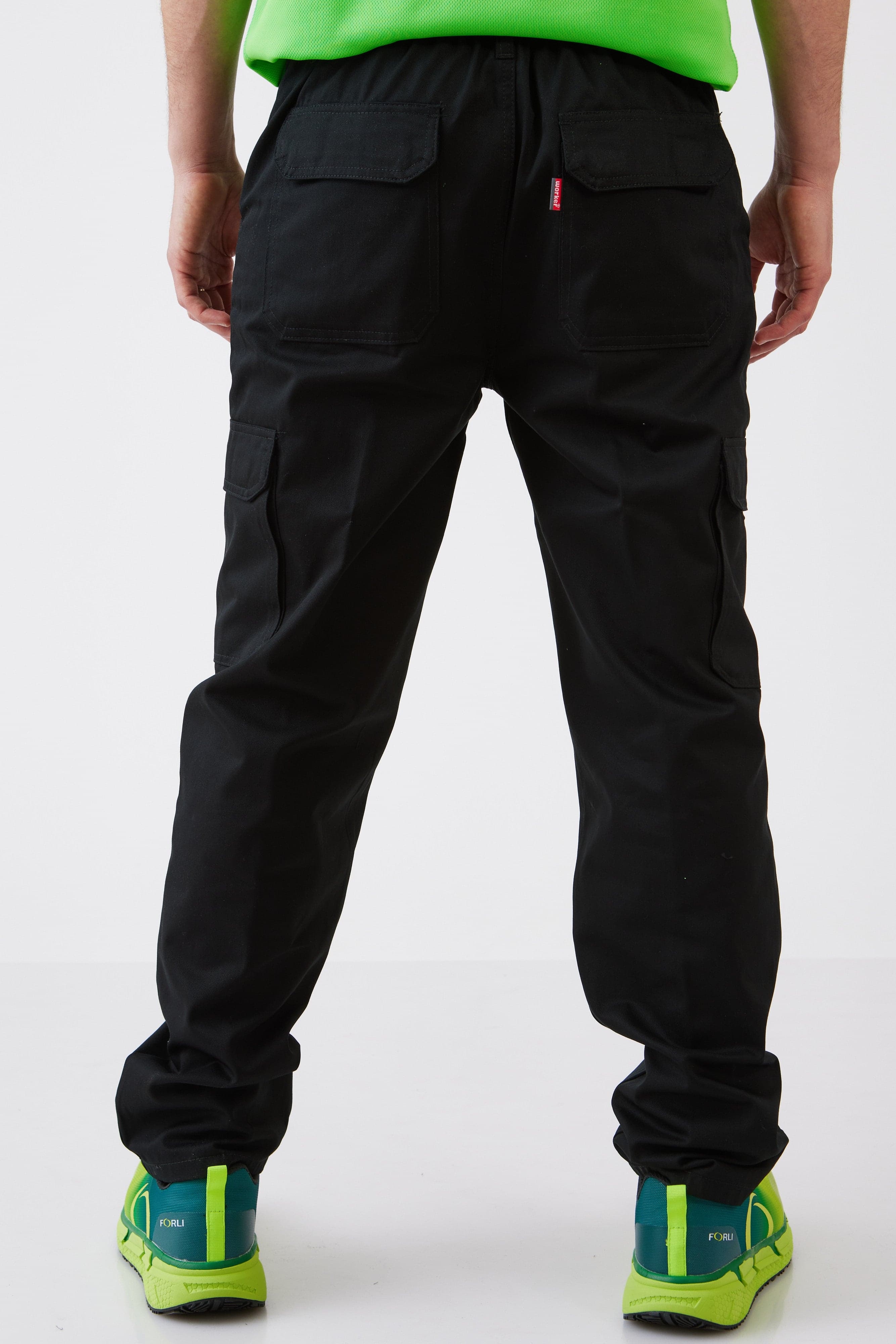 מכנסי דגמ"ח אינדיאני מידות גדולות במיוחד - שחור WORKER