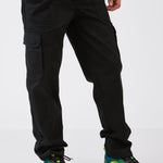 מכנסי דגמ"ח אינדיאני מידות גדולות במיוחד - שחור WORKER