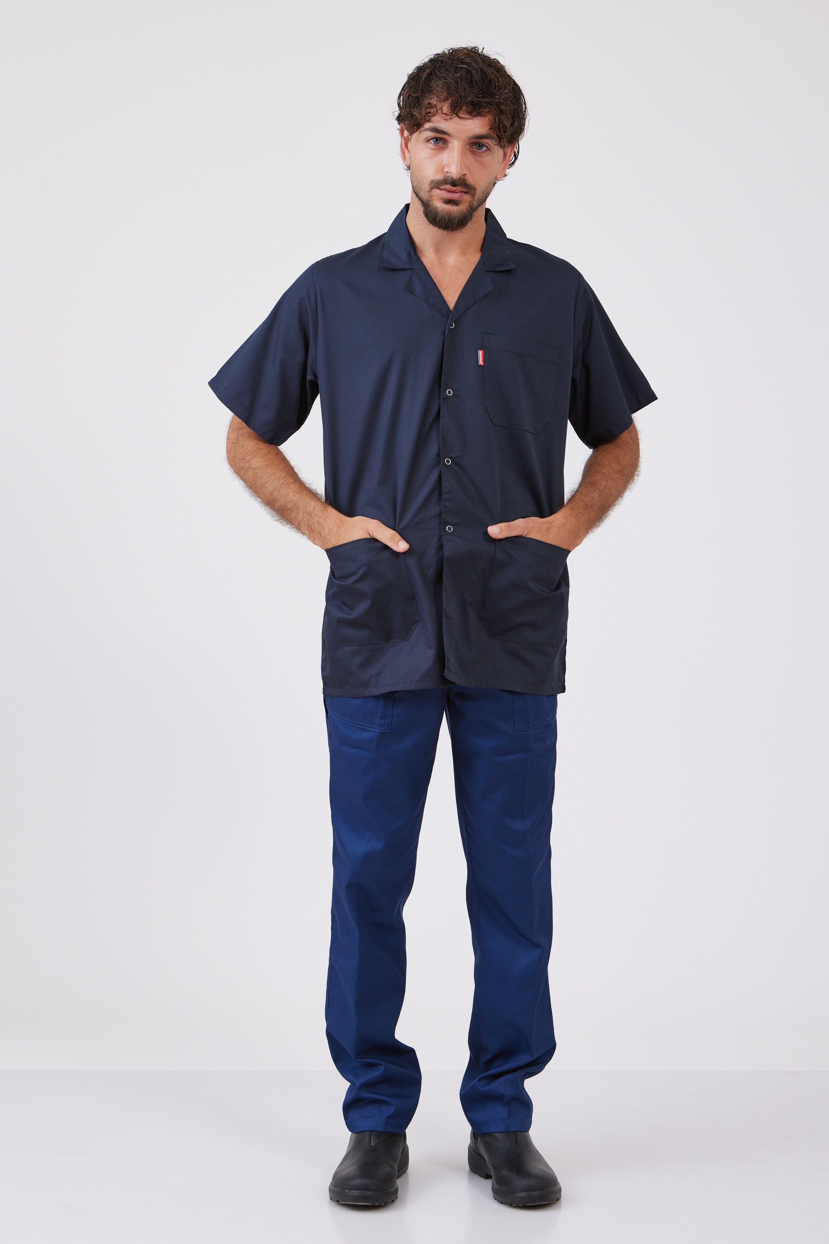 מקטורן דיאולן שרוול קצר - כחול כהה WORKER