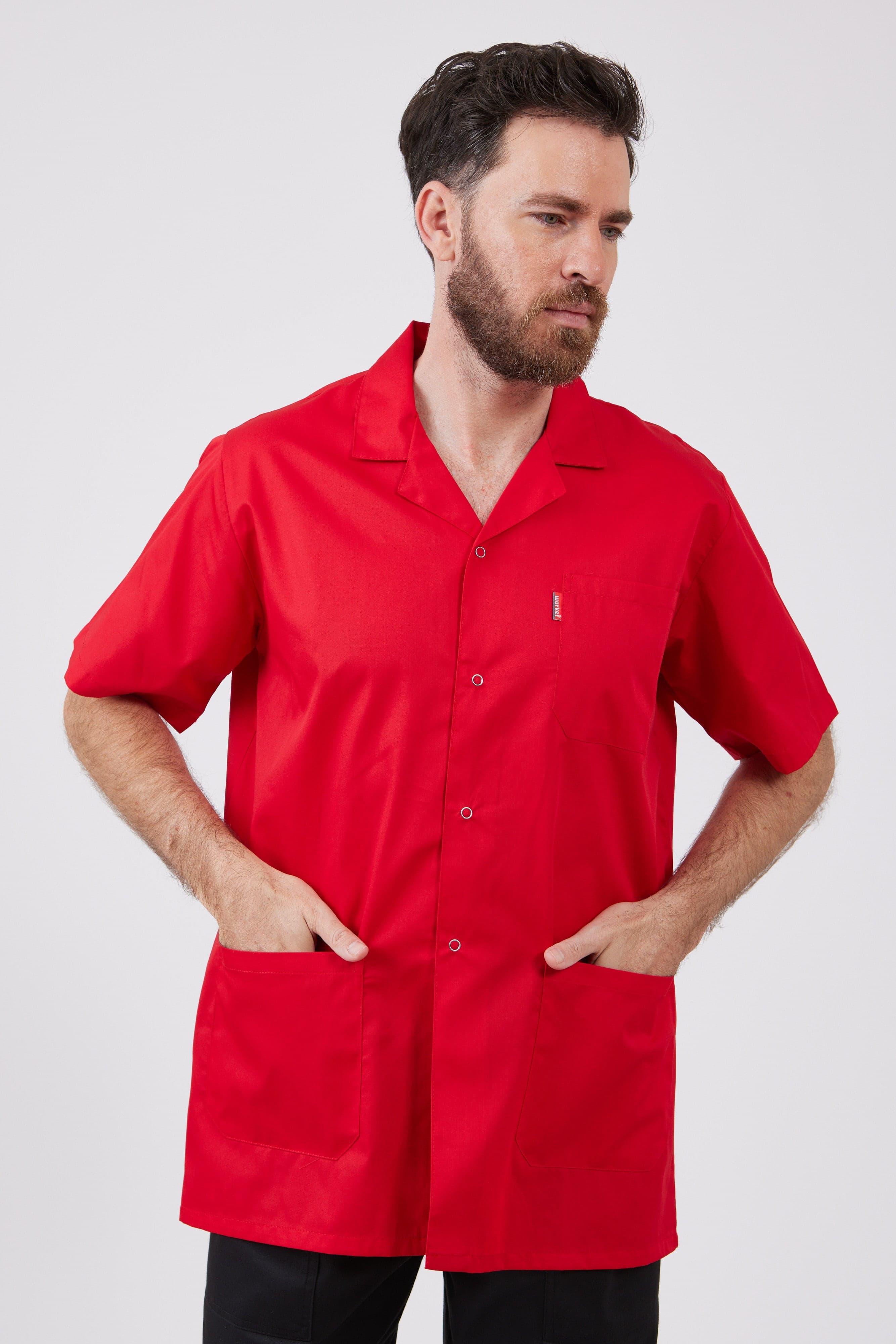 מקטורן דיאולן שרוול קצר - אדום WORKER