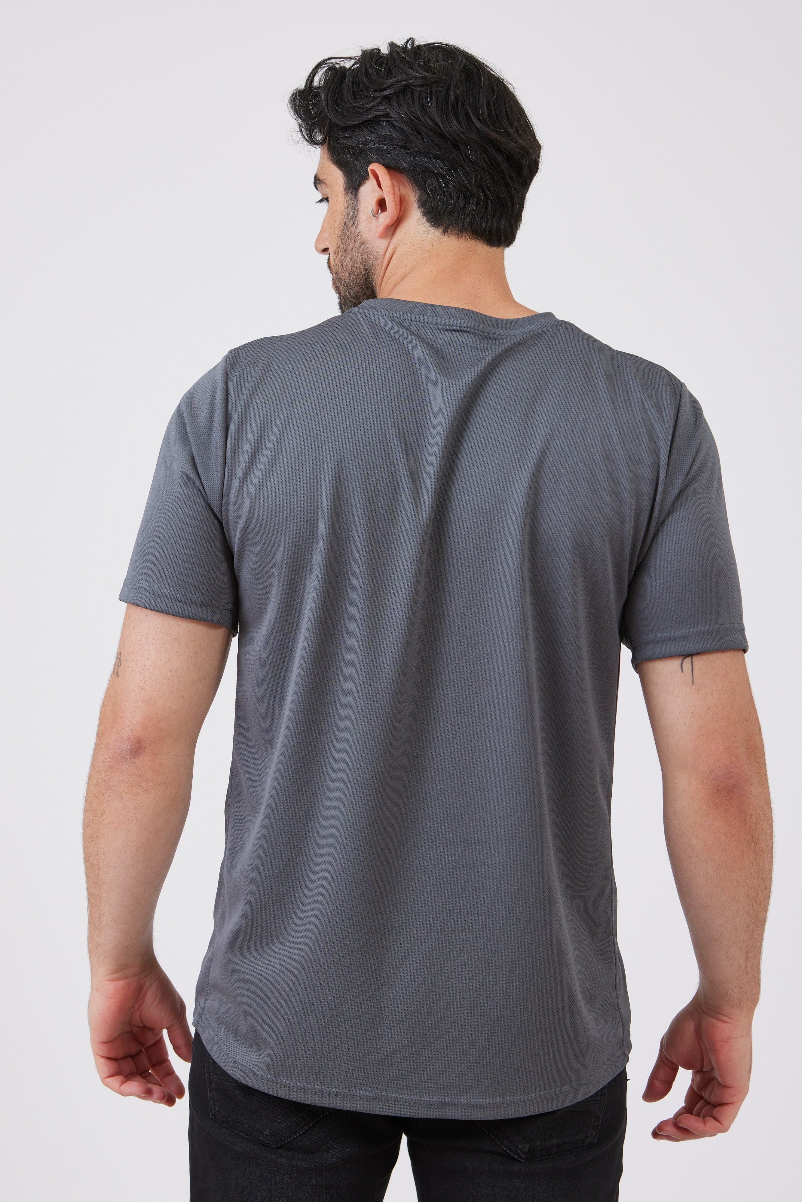 טישירט דרייפיט - אפור עכבר WORKER