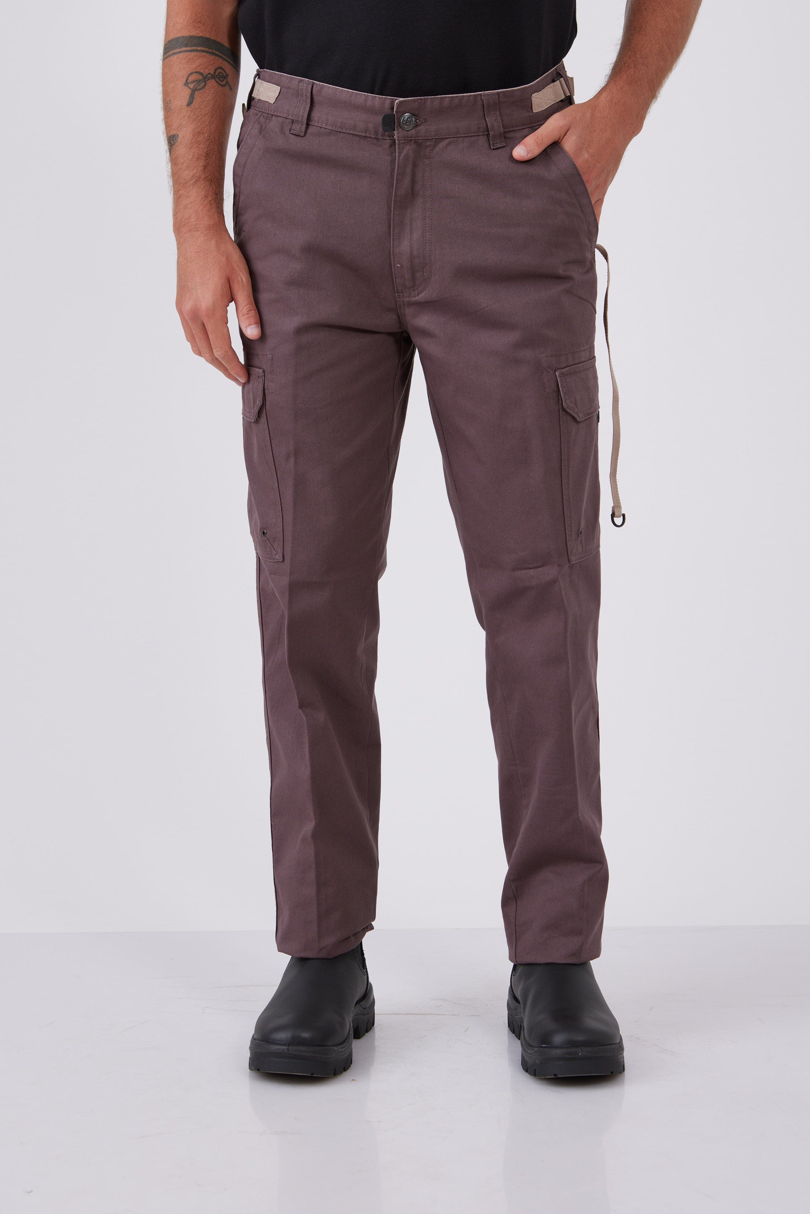 מכנסי דגמ"ח מאונטיין - אפור עכבר WORKER