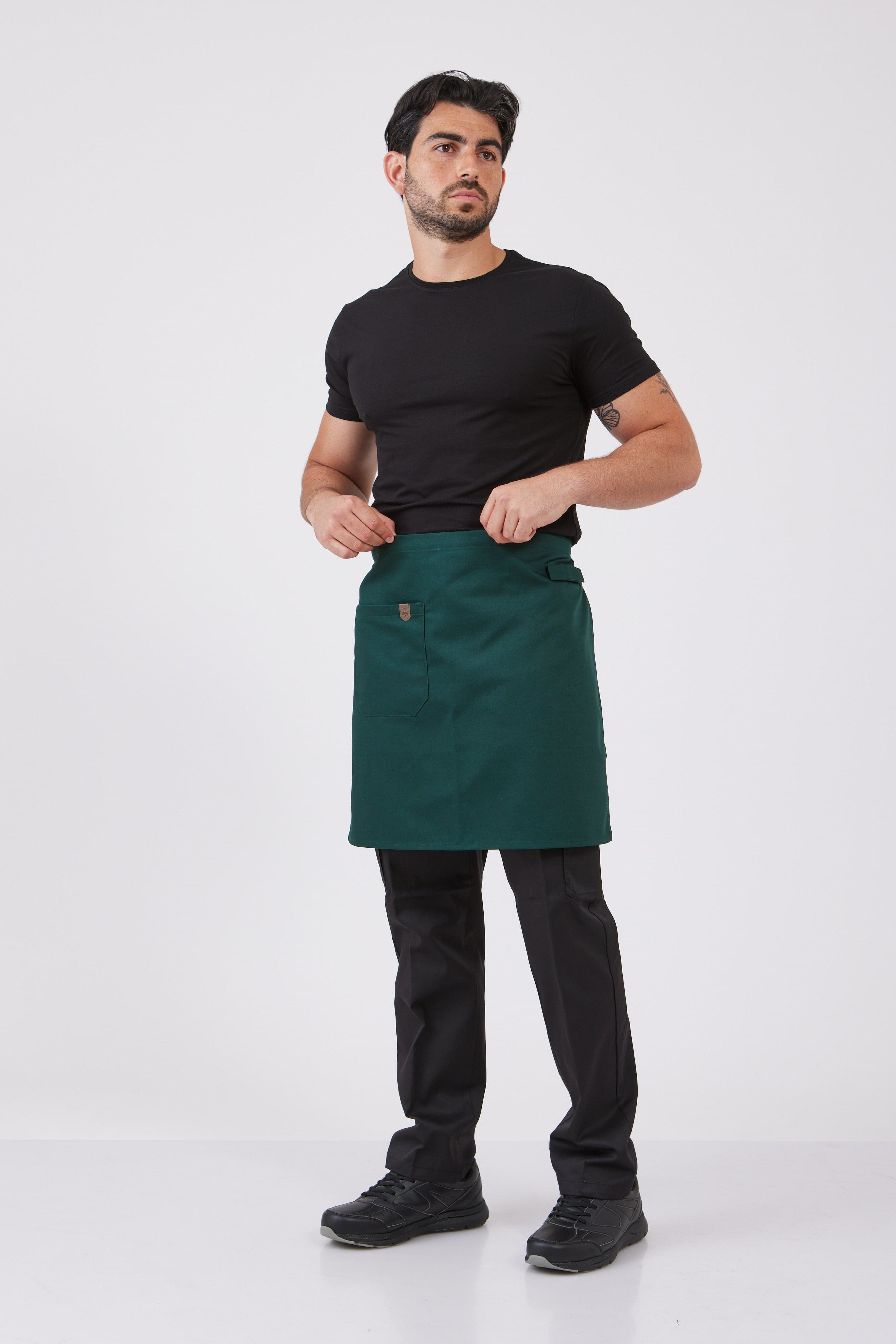 סינר חצי - ירוק WORKER