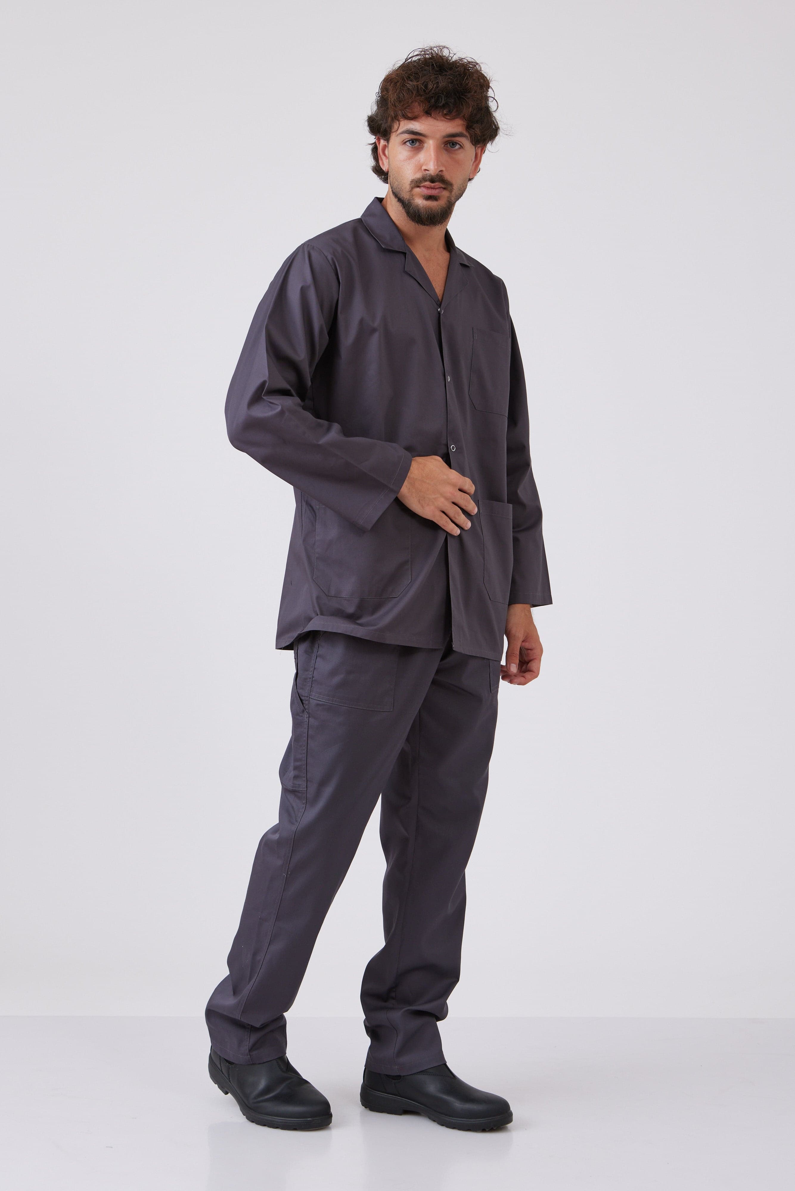 מקטורן דיאולן שרוול ארוך - אפור WORKER