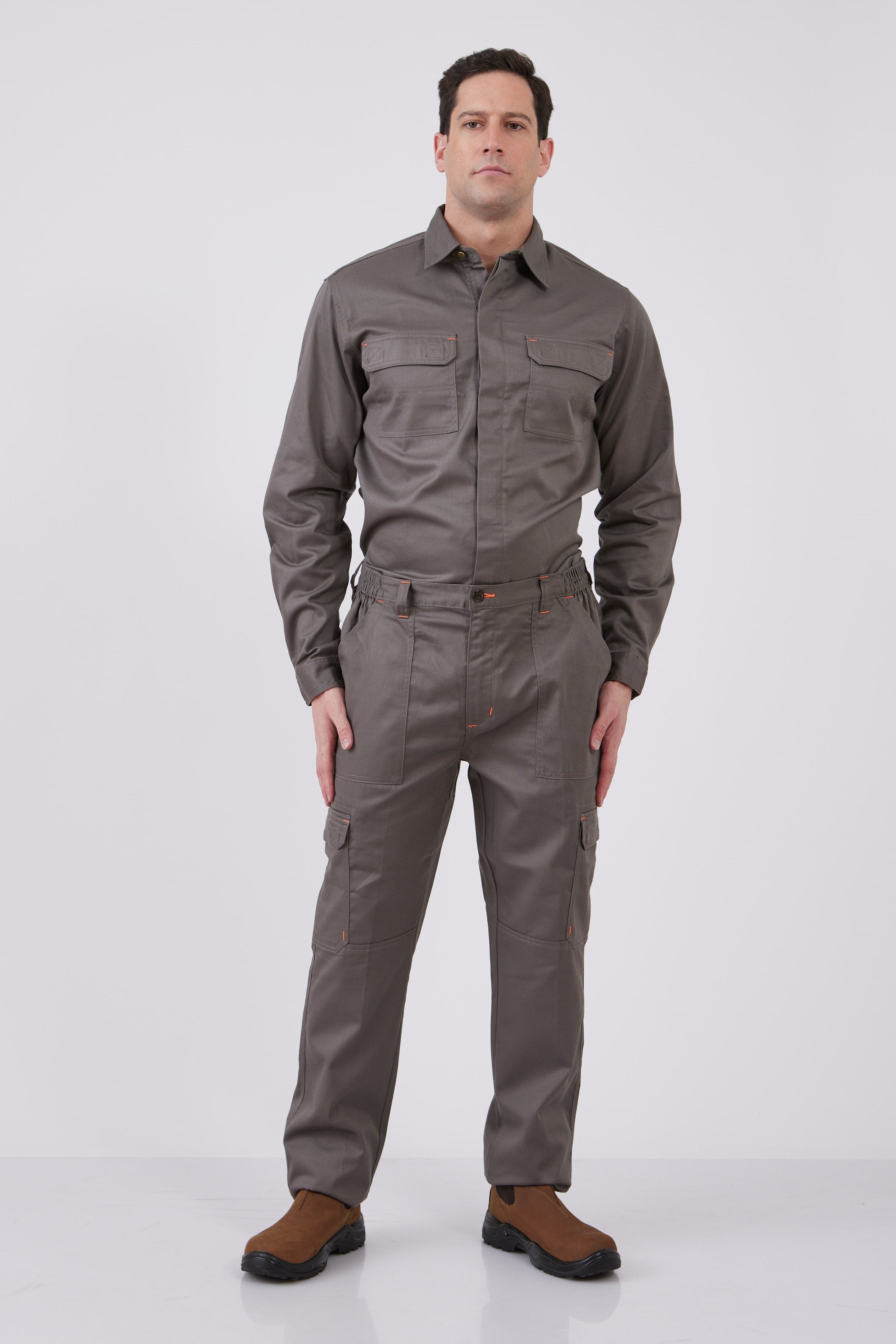 מכנס מעכב בערה - אפור WORKER