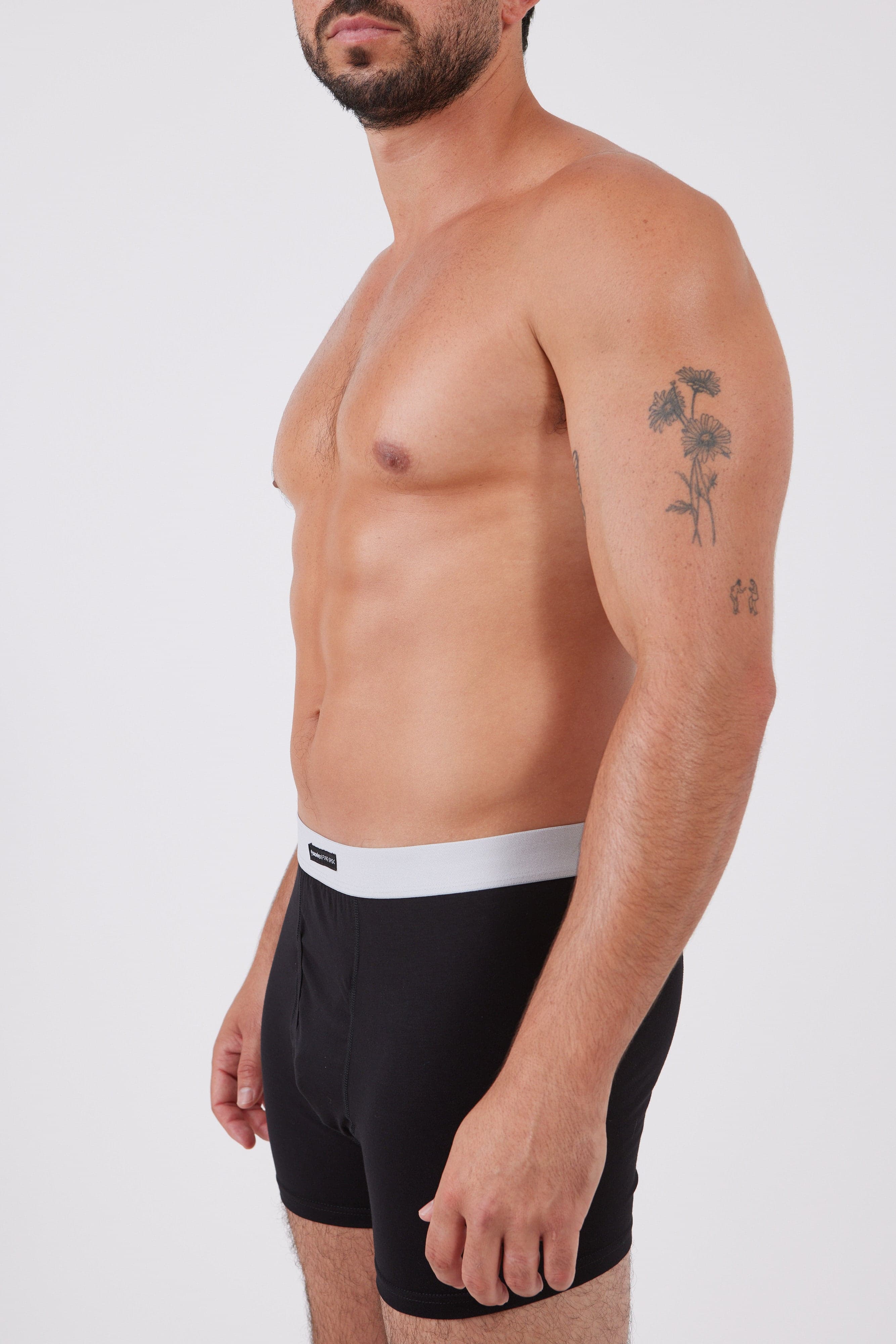 מארז 2 תחתוני בוקסר – שחור/כחול WORKER