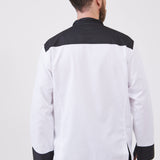 ג'קט שף Cook Black שרוול ארוך - לבן