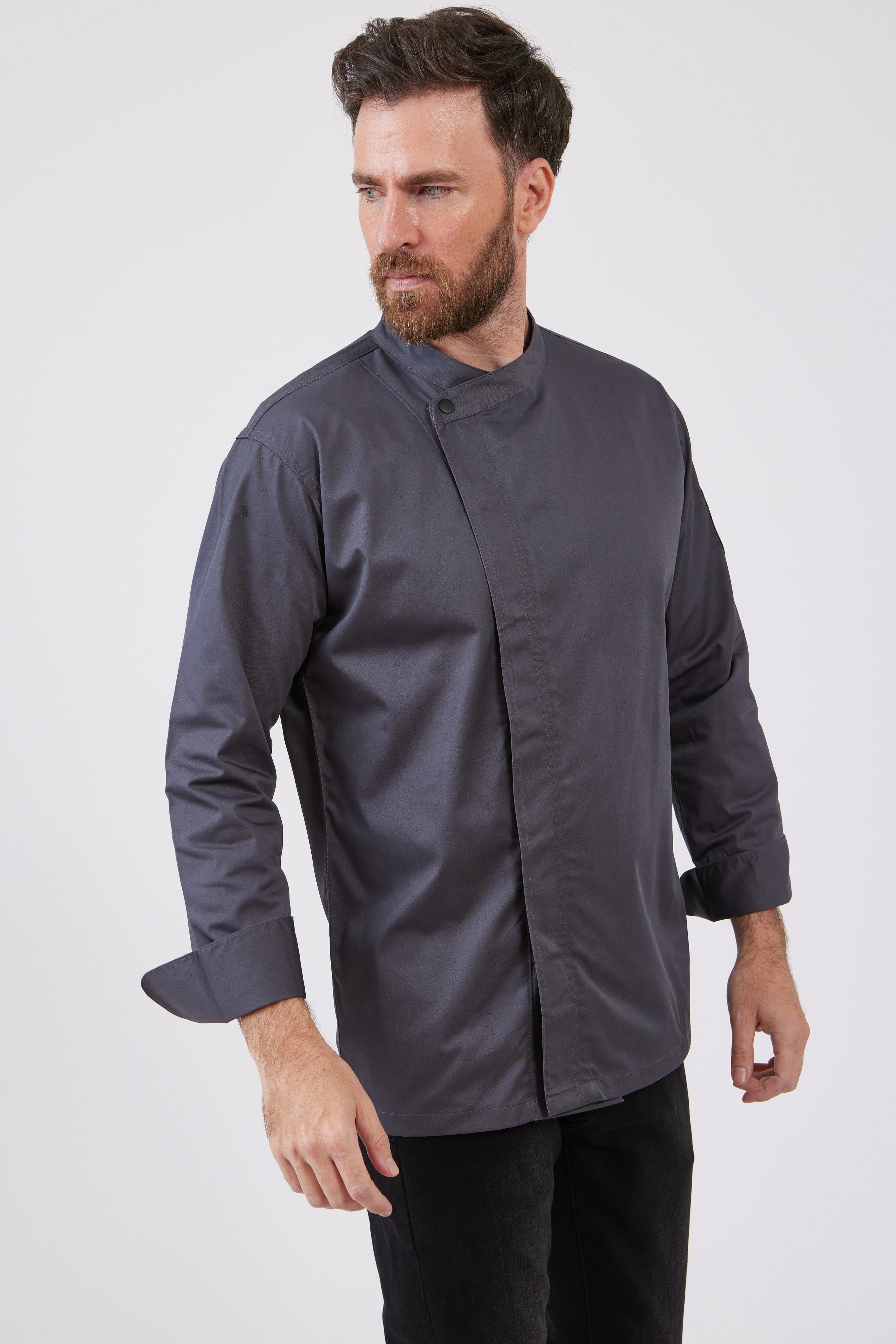 ג'קט שף Five - אפור WORKER