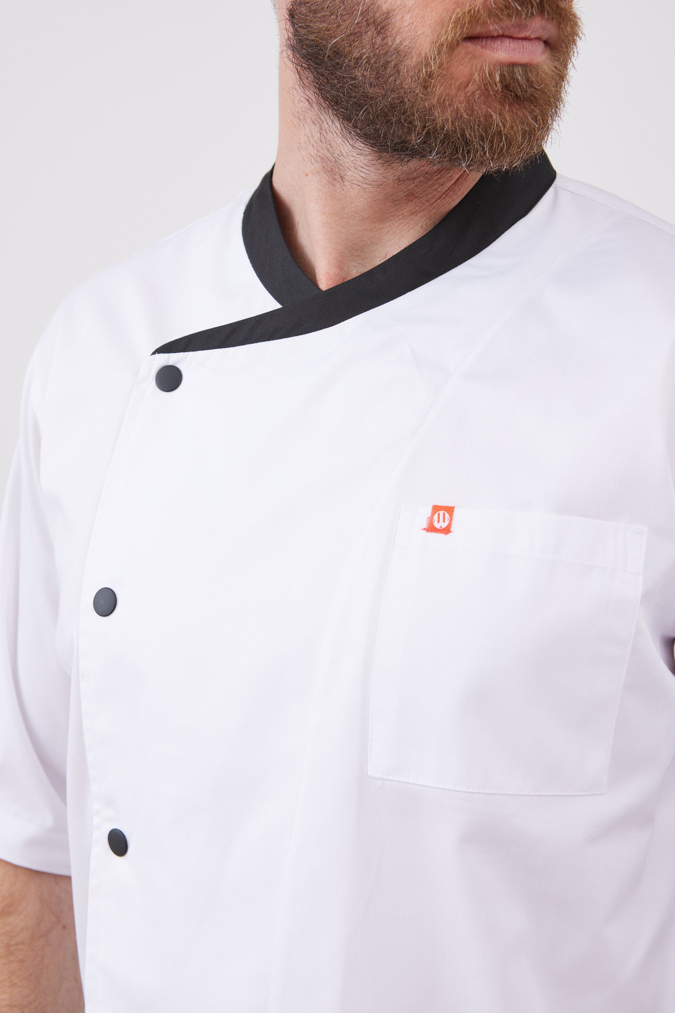 ג'קט שף רסטו - לבן WORKER