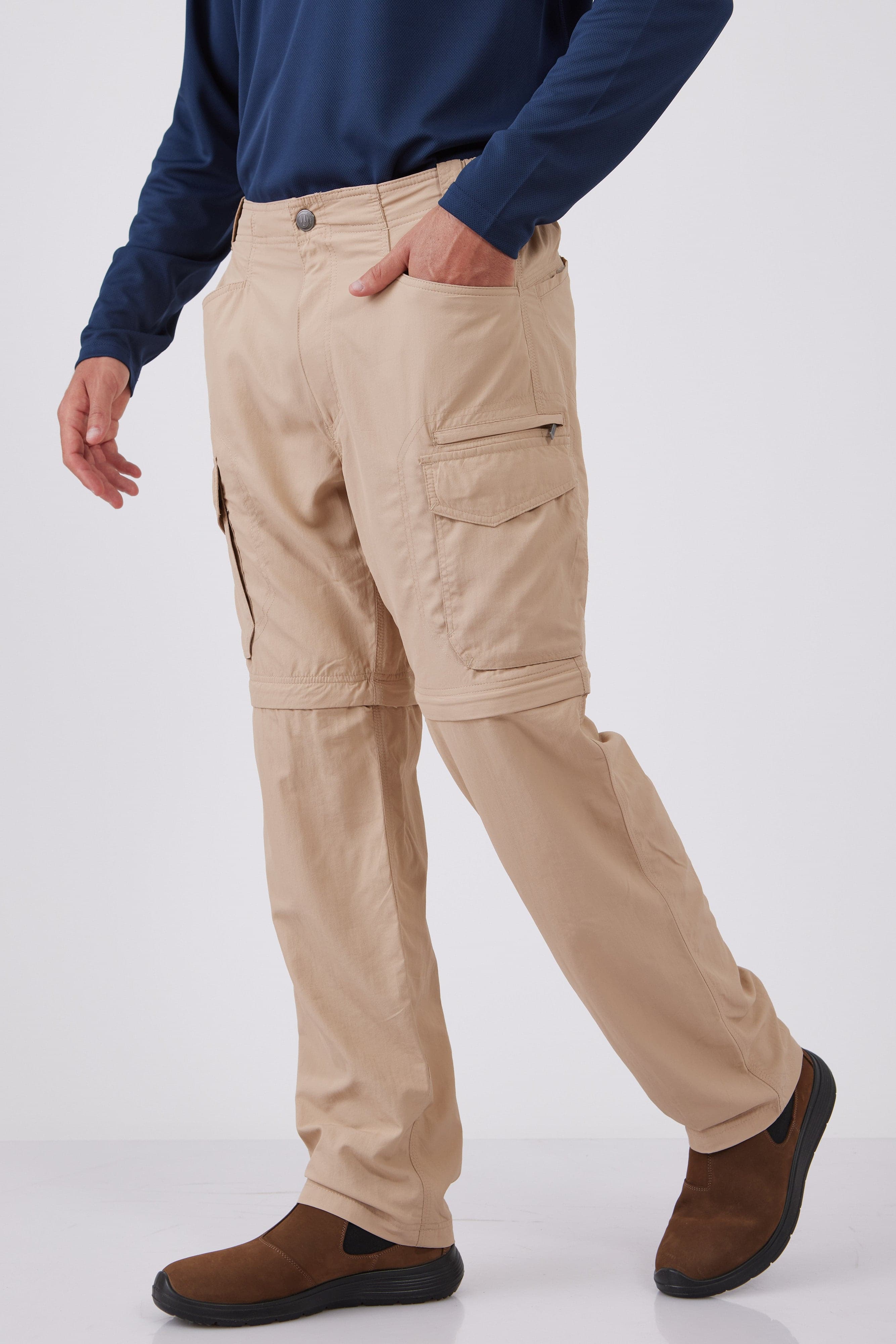 מכנסי מטיילים מתקצרים פטגוניה - חאקי WORKER