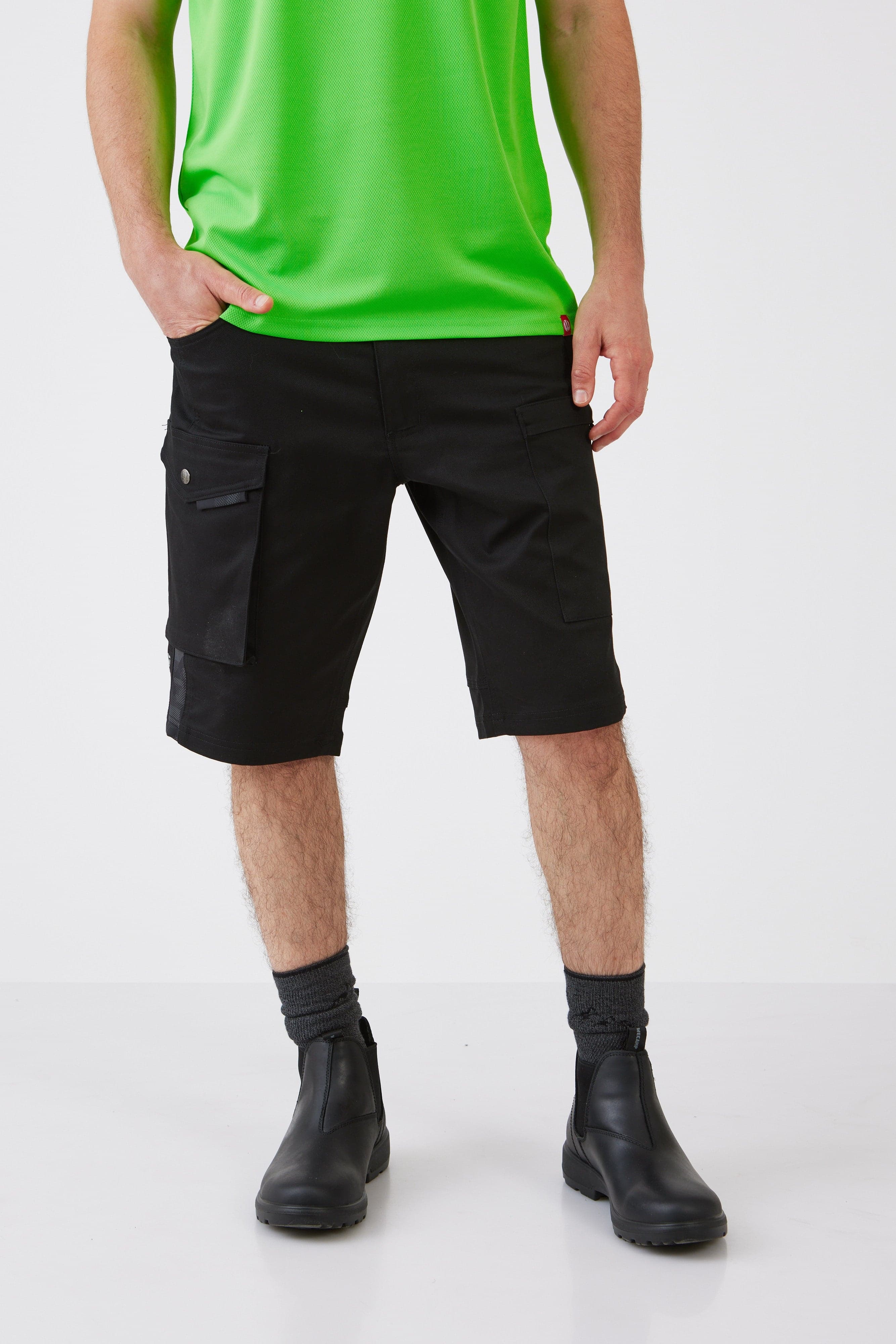 מכנסי ברמודה Stone - שחור WORKER