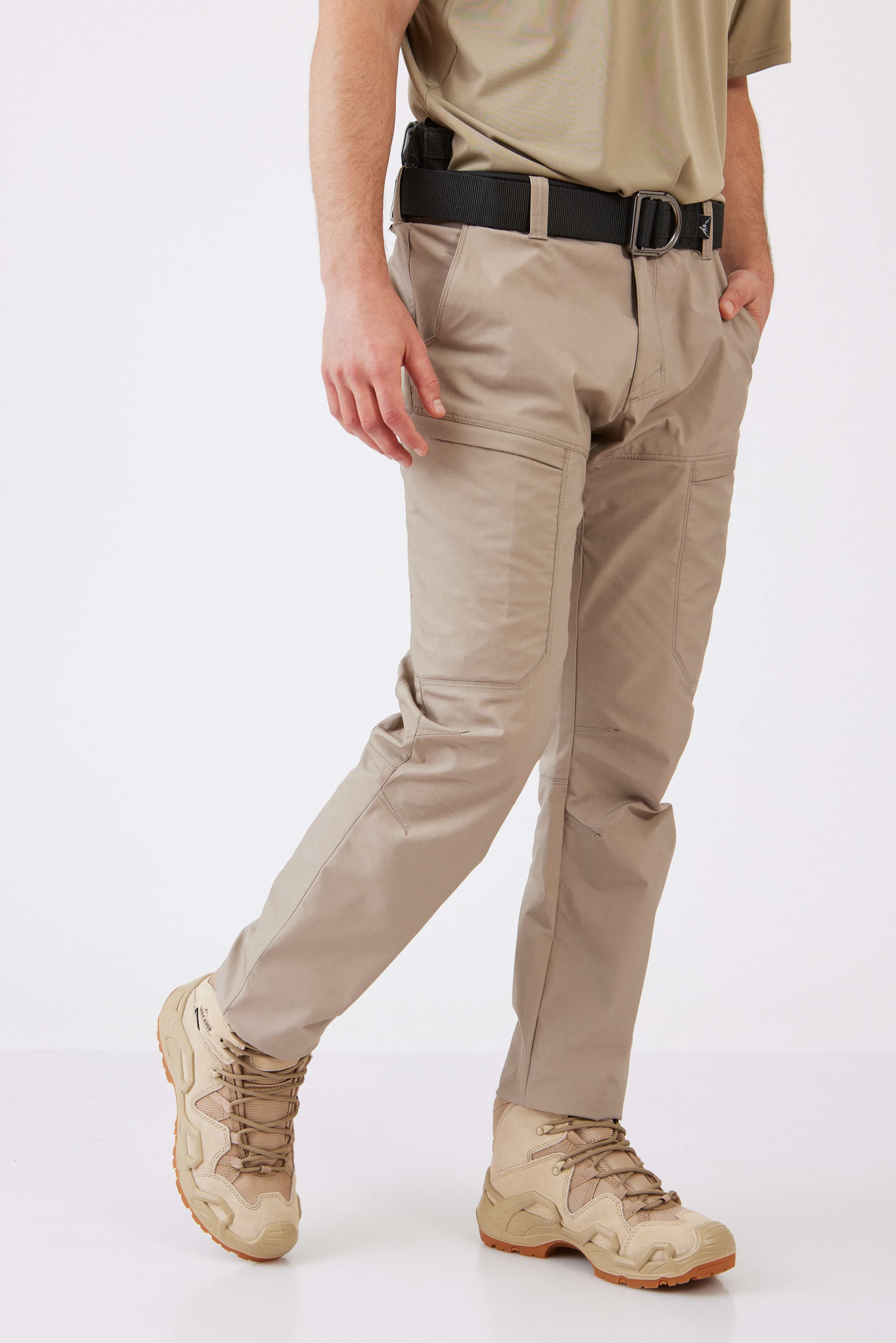 מכנסי טקטיקל מקצועיים לגבר - חאקי WORKER