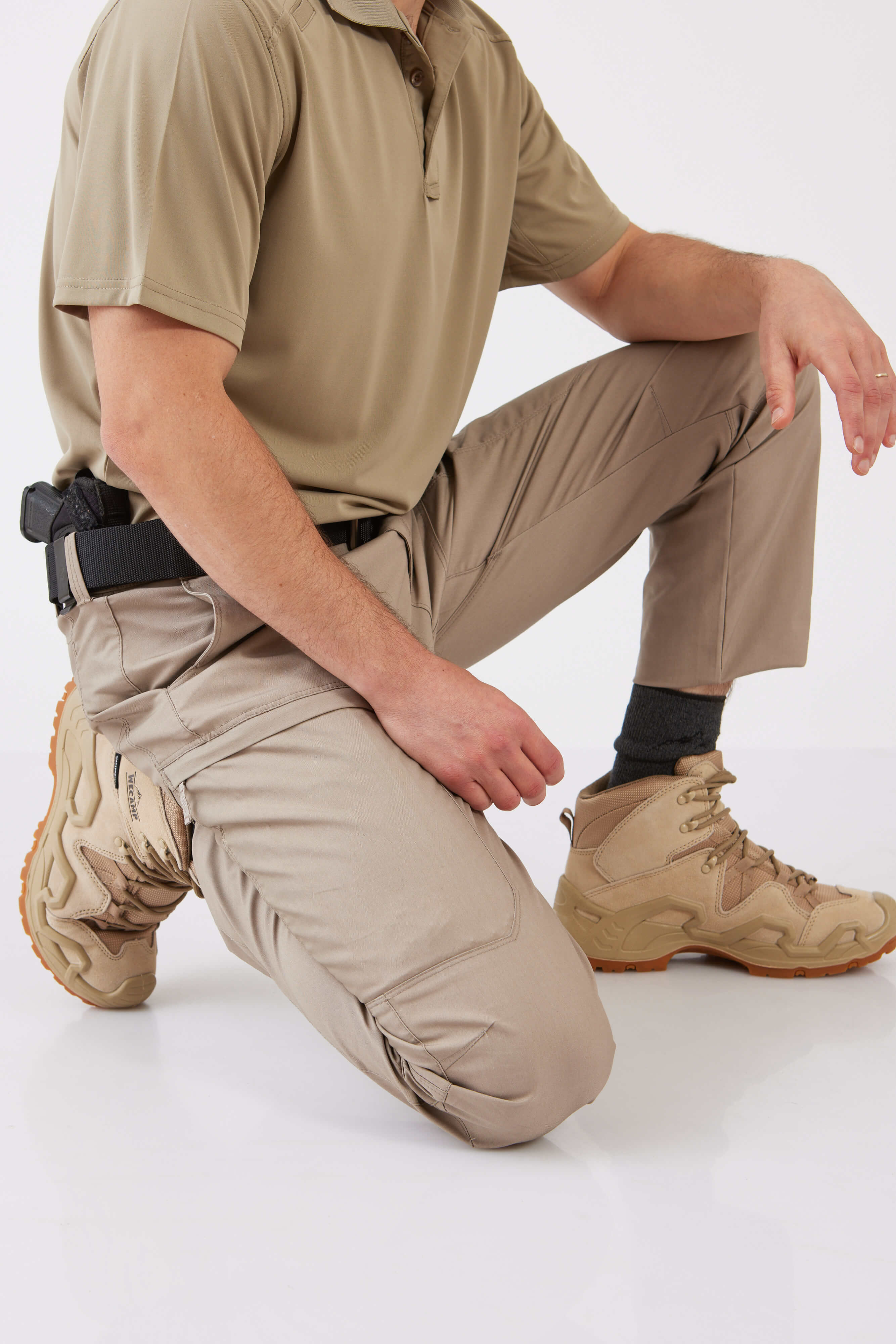 מכנסי טקטיקל מקצועיים לגבר - חאקי WORKER