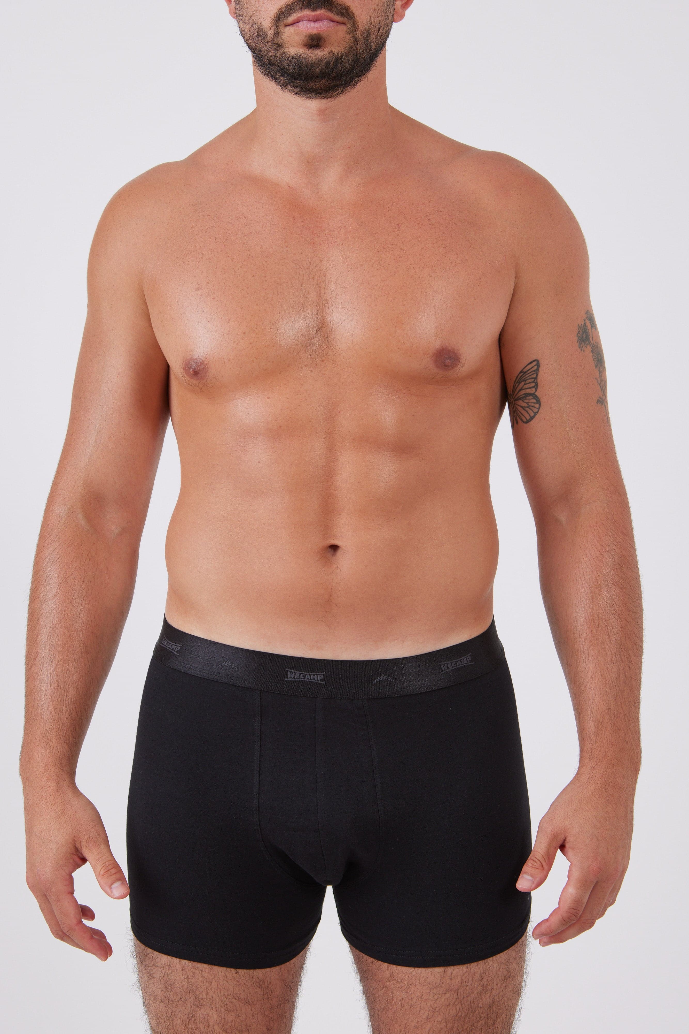 מארז 3 בוקסרים צמודים - שחור/אפור/נייבי WECAMP