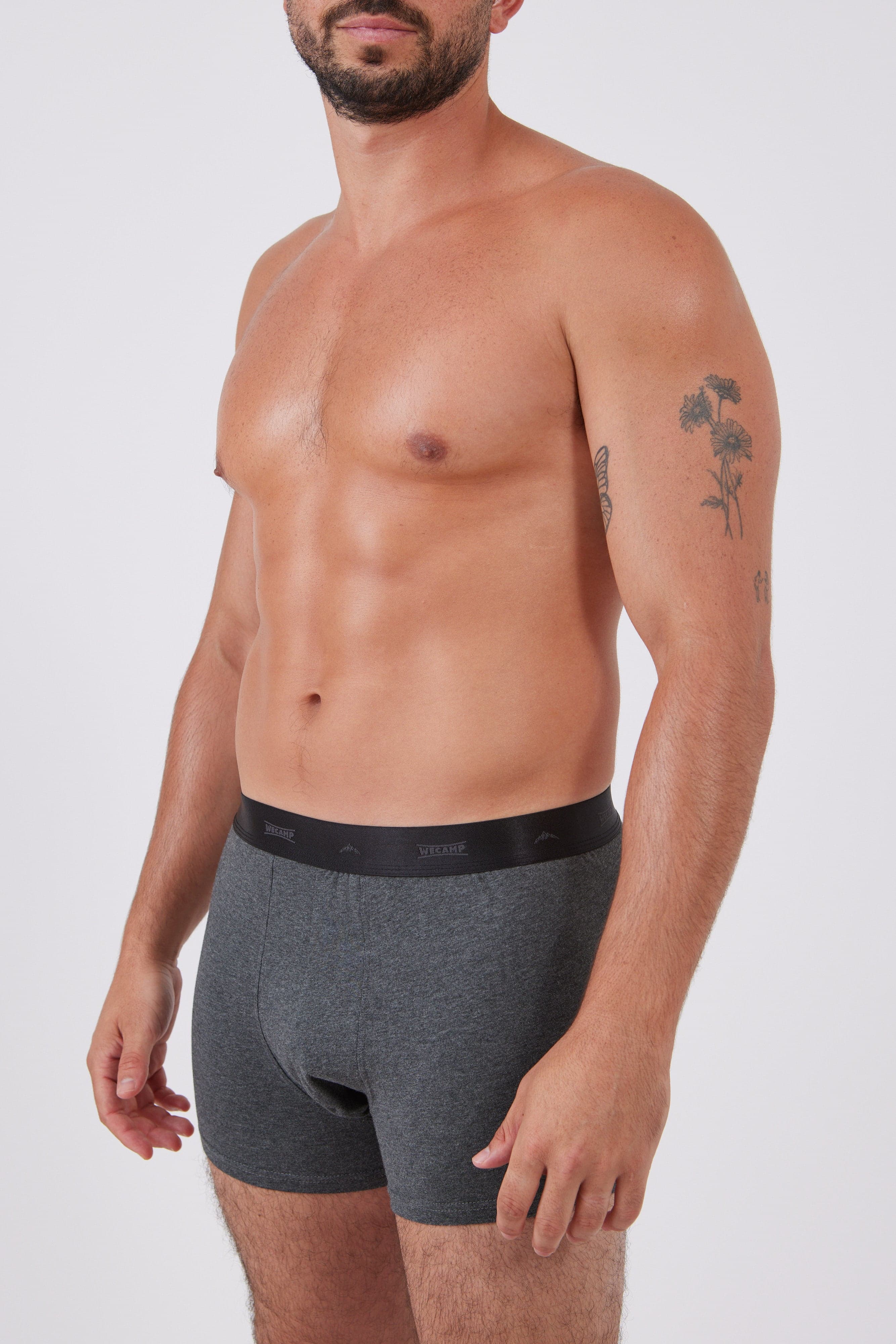 מארז 3 בוקסרים צמודים - שחור/מרינגו/שחור WECAMP