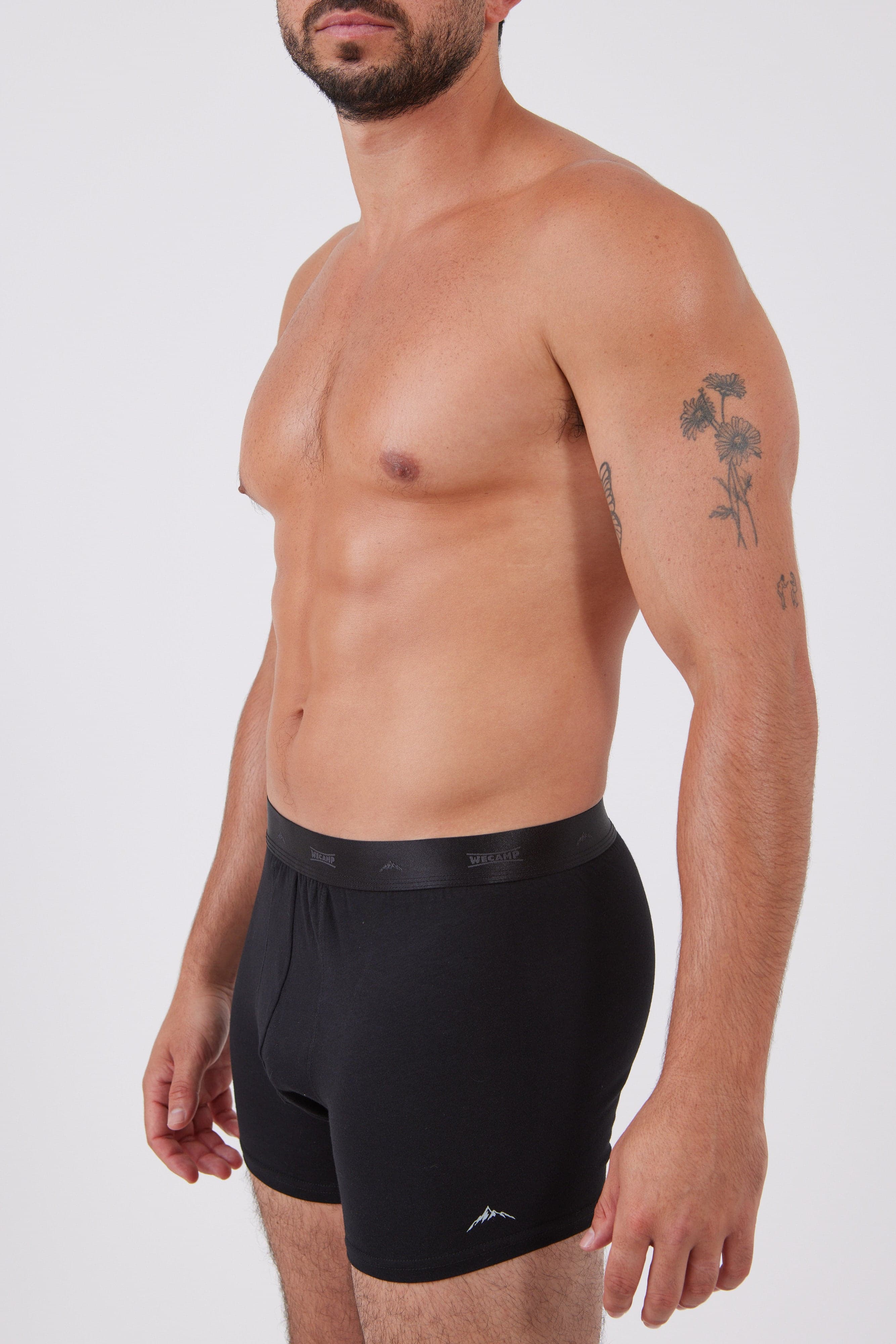 מארז 3 בוקסרים צמודים - שחור/שחור/שחור WECAMP