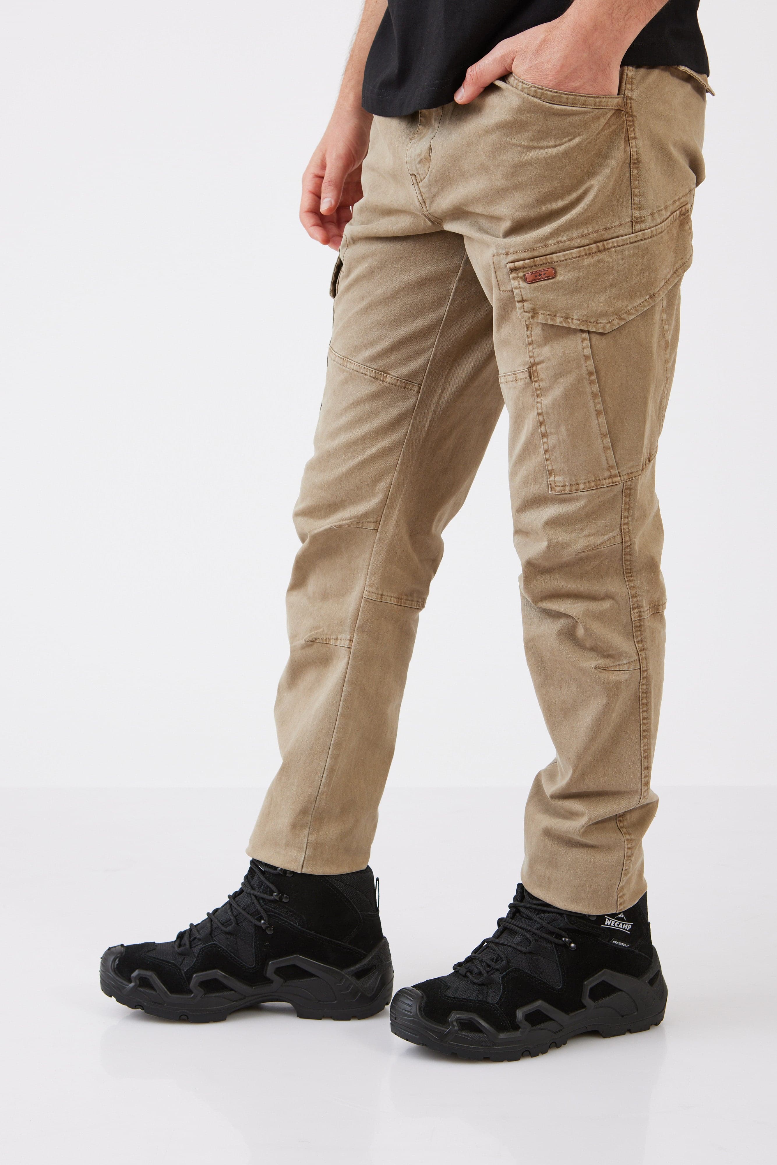 מכנסי דגמ"ח אקסטרים בגזרת Slim - כאמל WORKER