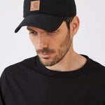 כובע מצחייה מכותנת קנבס - שחור CARHARTT