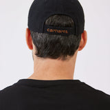 כובע מצחייה מכותנת קנבס - שחור CARHARTT