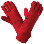 כפפות ריתוך מקצועיות - אדום WORKER