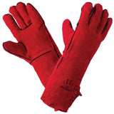 כפפות ריתוך מקצועיות - אדום WORKER
