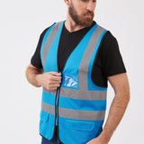 וסט זוהר ASSISTANT - תכלת