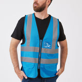 וסט זוהר ASSISTANT - תכלת