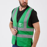 וסט זוהר ASSISTANT - ירוק