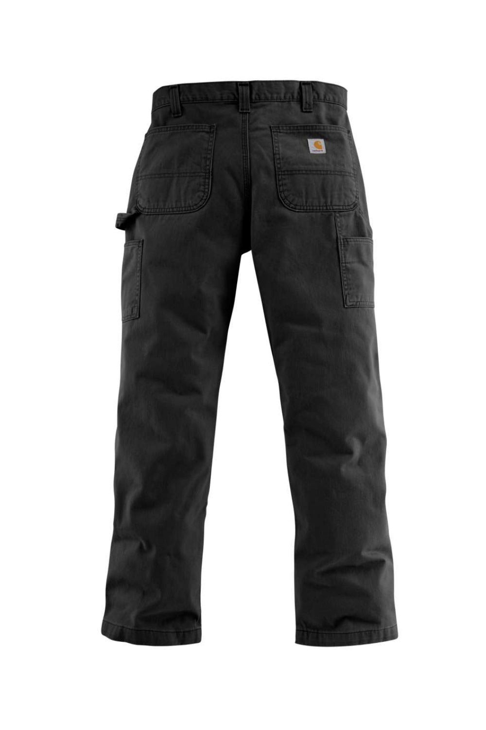 מכנסי חצי סרבל מבד טוויל - שחור CARHARTT