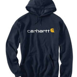 קפוצ'ון עם הדפס לוגו - כחול כהה CARHARTT