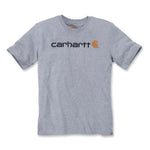טישירט עם לוגו קדמי - אפור CARHARTT