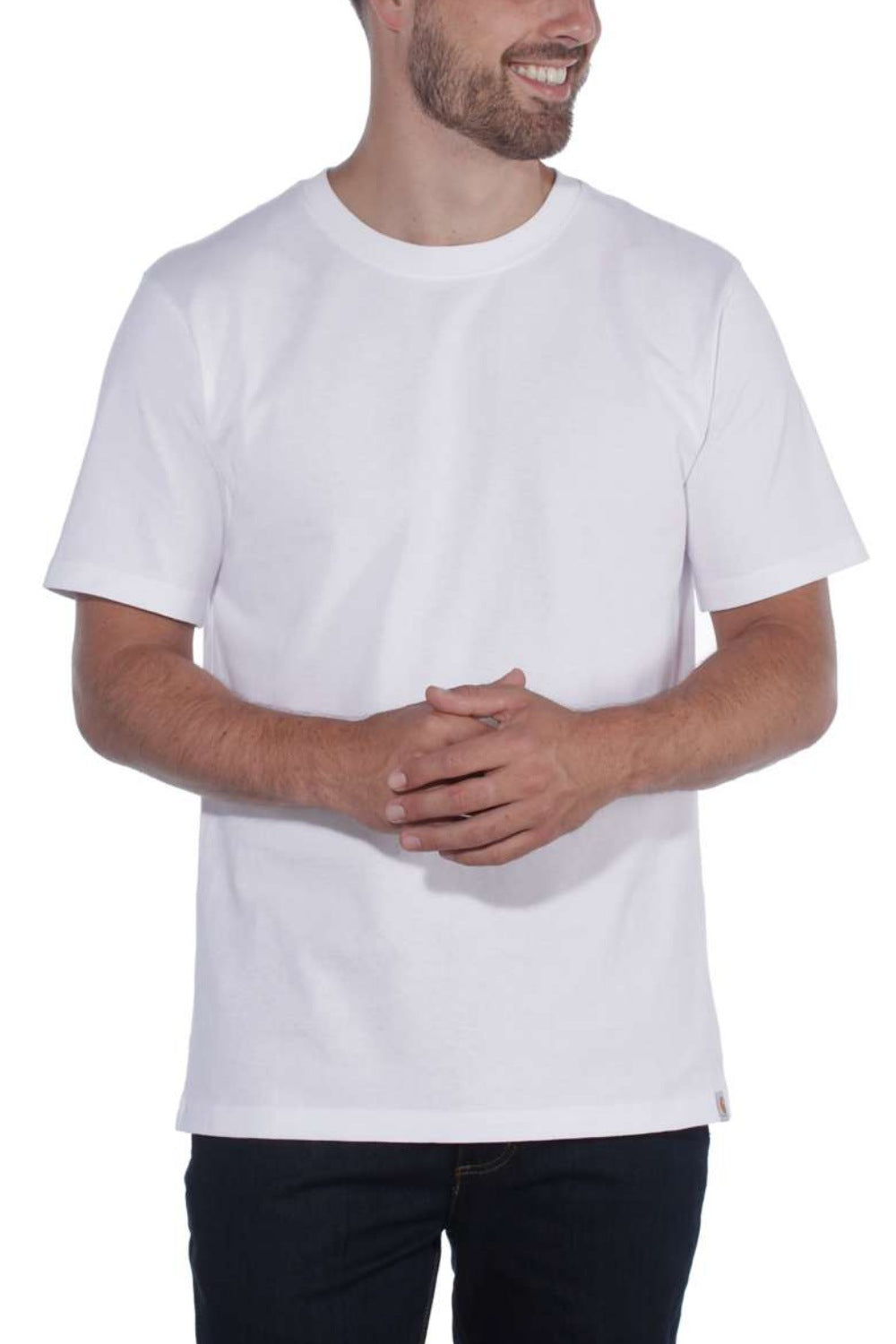 טישירט בייסיק מכותנה עבה - לבן CARHARTT