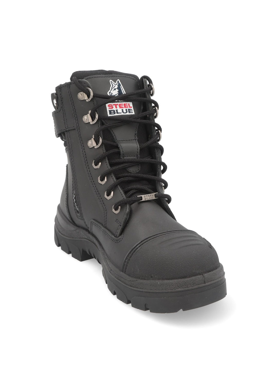 מגף בטיחות Southern Cross עם כיפת מגן - S3 SRC STEEL BLUE